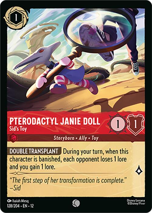 Pterodactyl Janie Doll - Sid's Toy #128