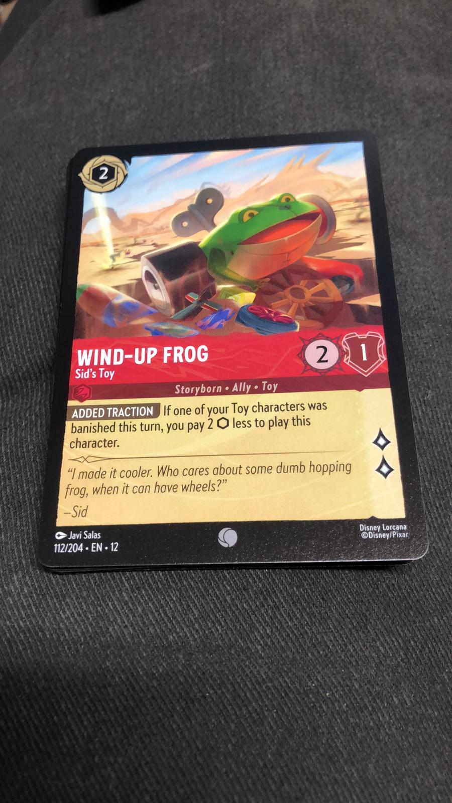 Wind-Up Frog - Sid's Toy #112