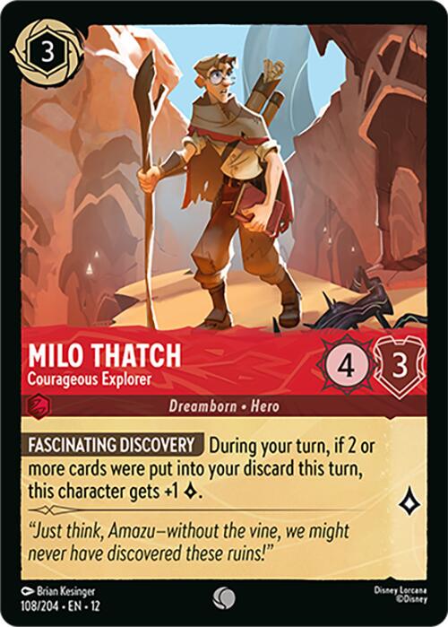 Milo Thatch - Courageous Explorer #108