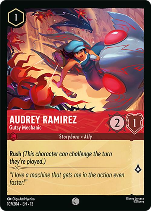 Audrey Ramirez - Gutsy Mechanic [Foil] #107