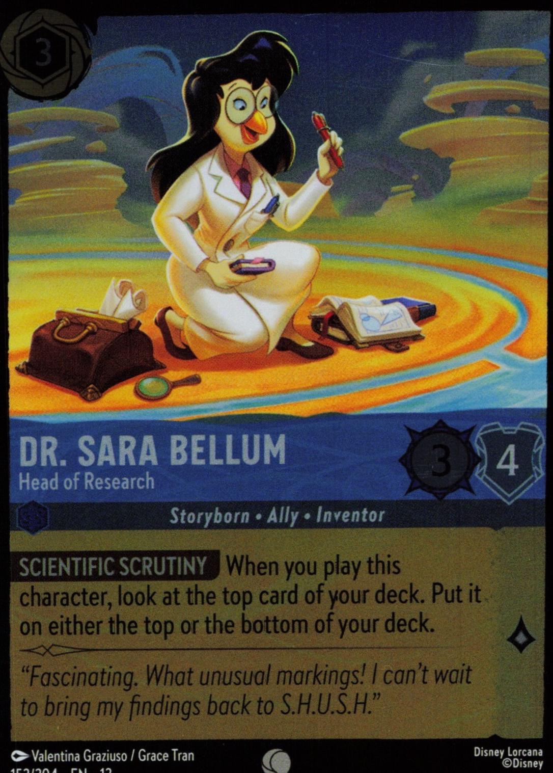 Dr. Sara Bellum - Head of Research [Foil] #152