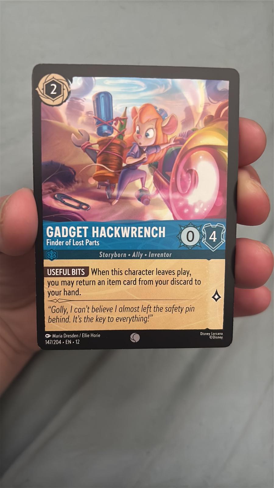 Gadget Hackwrench - Finder of Lost Parts #147