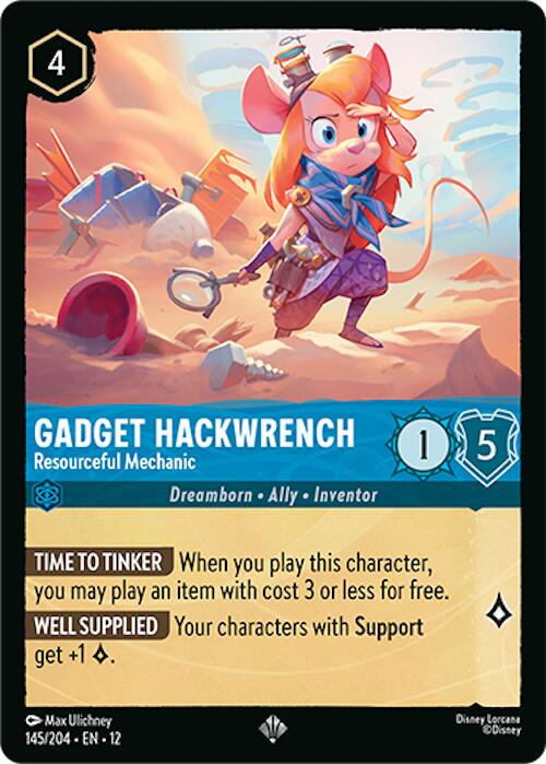 Gadget Hackwrench - Resourceful Mechanic [Foil] #145