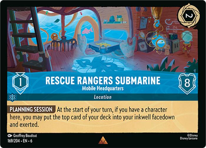 Rescue Rangers Submarine - Mobile Headquarters  [Foil] #169