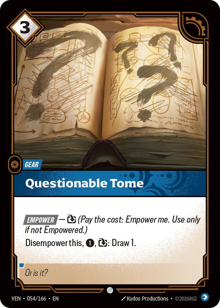 Questionable Tome #54
