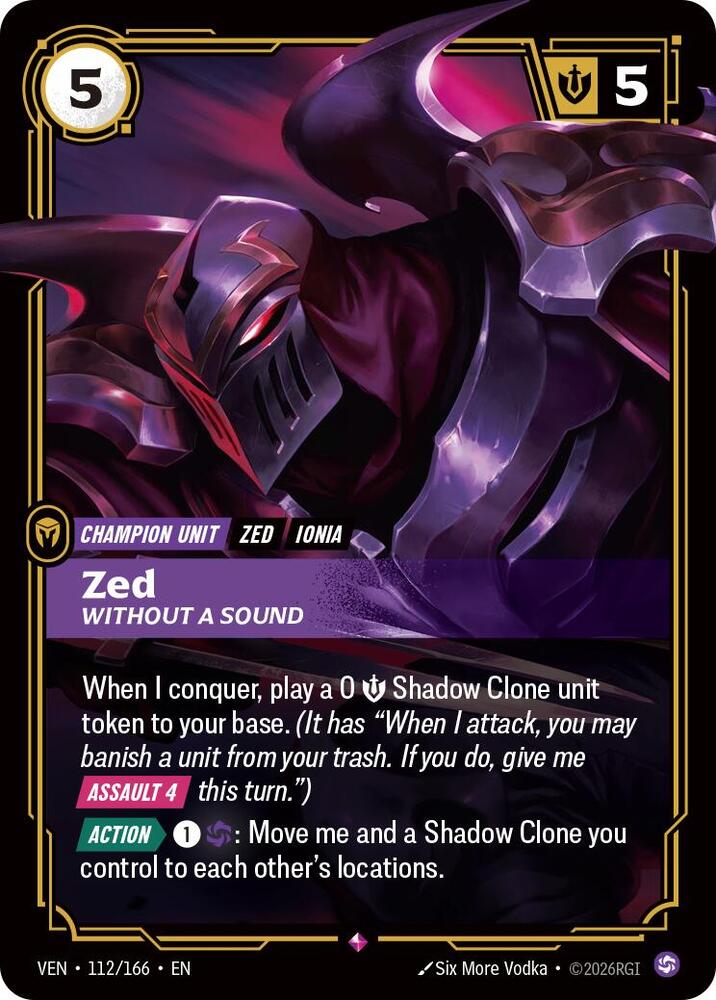 Zed, Without a Sound [Foil] #112