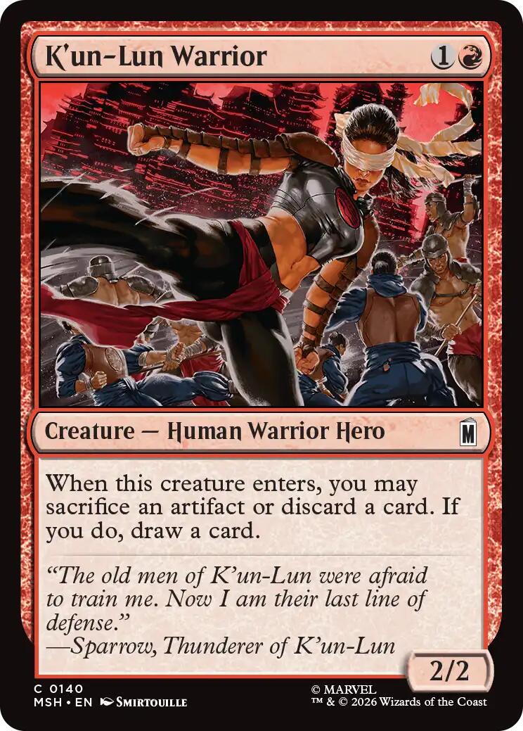 K'un-Lun Warrior #140