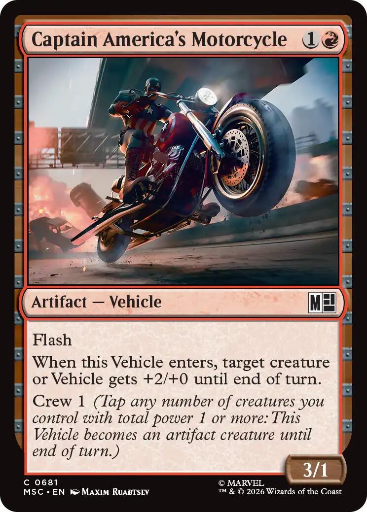 Captain America's Motorcycle #681
