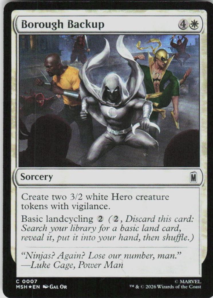 Borough Backup [Foil] #7