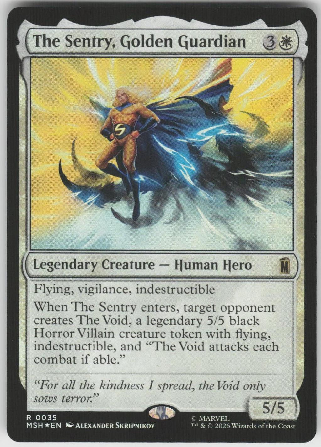 The Sentry, Golden Guardian [Foil] #35