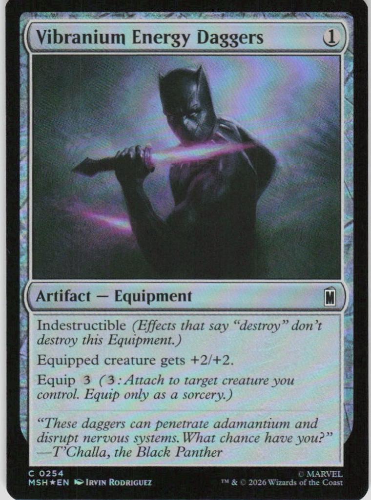 Vibranium Energy Daggers [Foil] #254