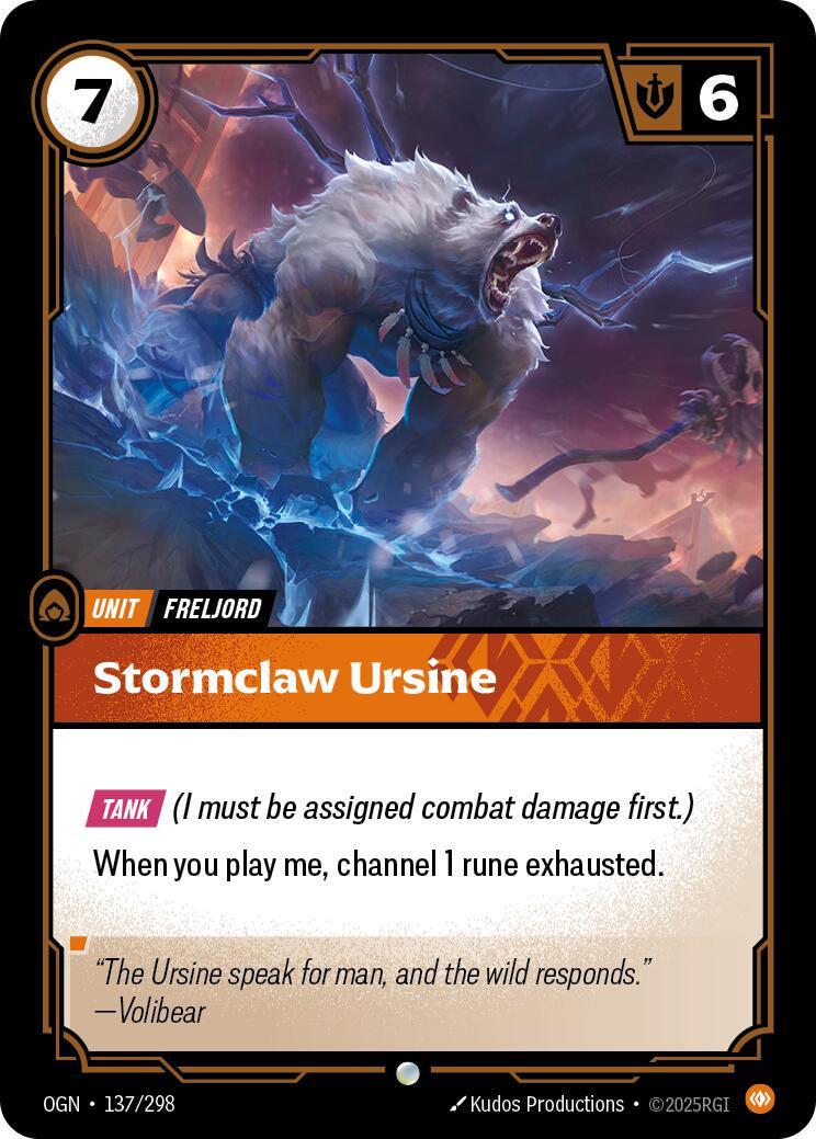 Stormclaw Ursine #137