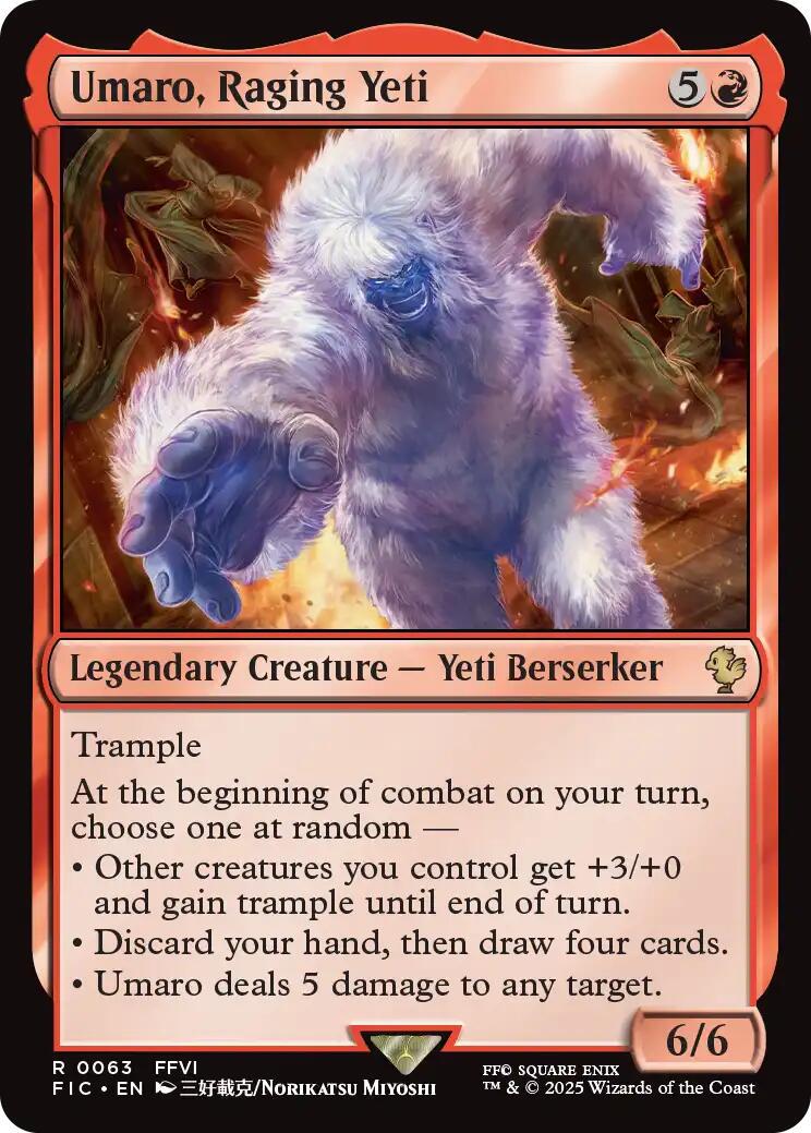 Umaro, Raging Yeti #63