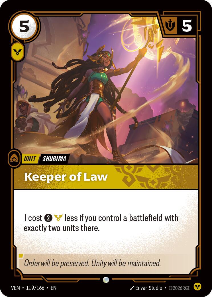 Keeper of Law [Foil] #119