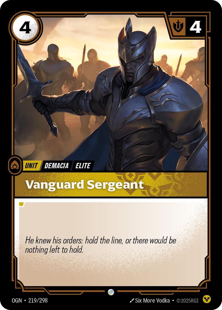 Vanguard Sergeant #219