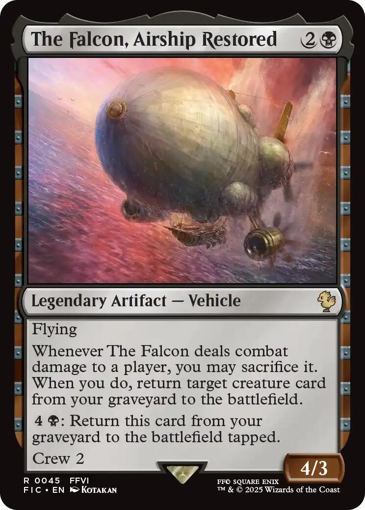 The Falcon, Airship Restored #45
