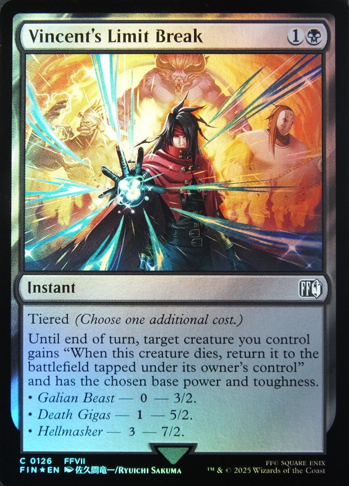 Vincent's Limit Break [Foil] #126