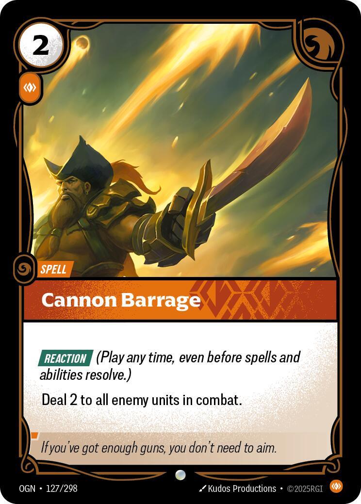 Cannon Barrage #127