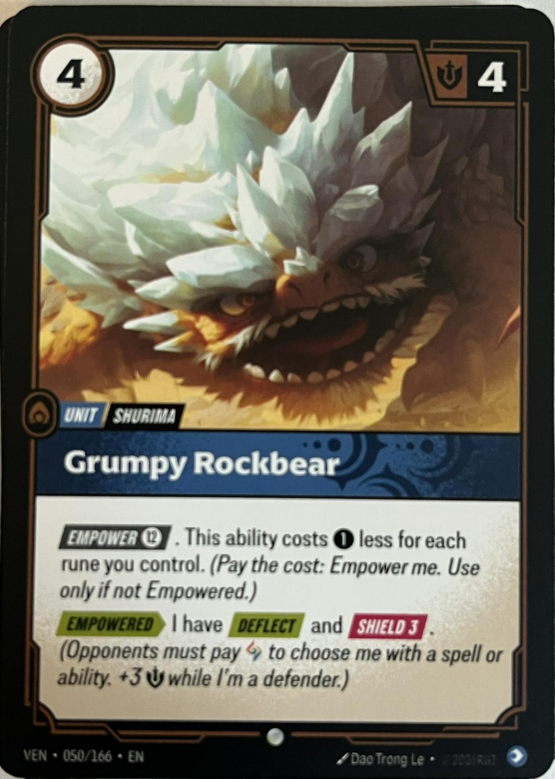 Grumpy Rockbear #50