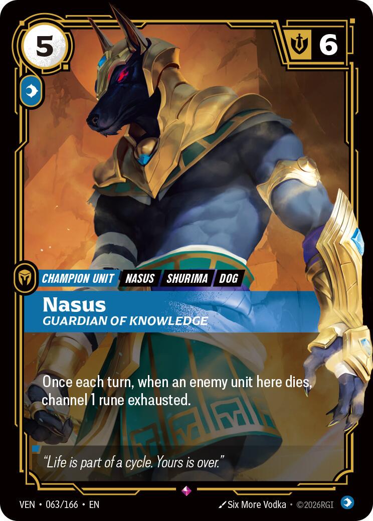 Nasus, Guardian of Knowledge [Foil] #63
