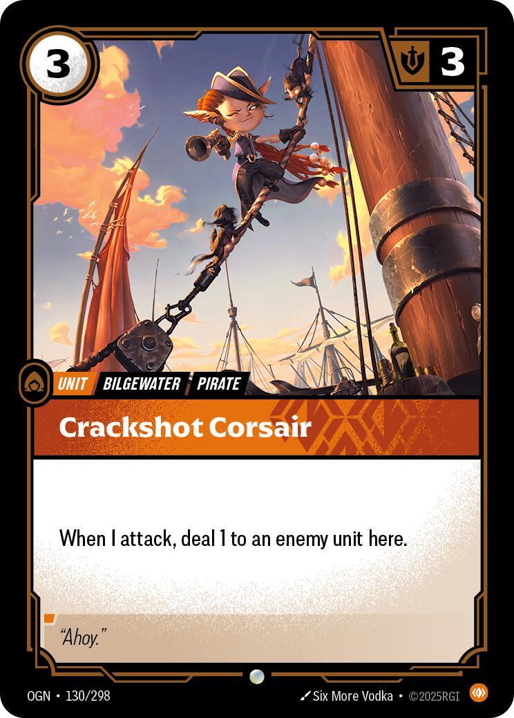 Crackshot Corsair #130
