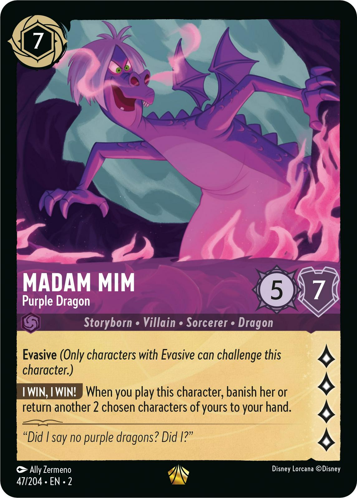 Madam Mim - Purple Dragon #47