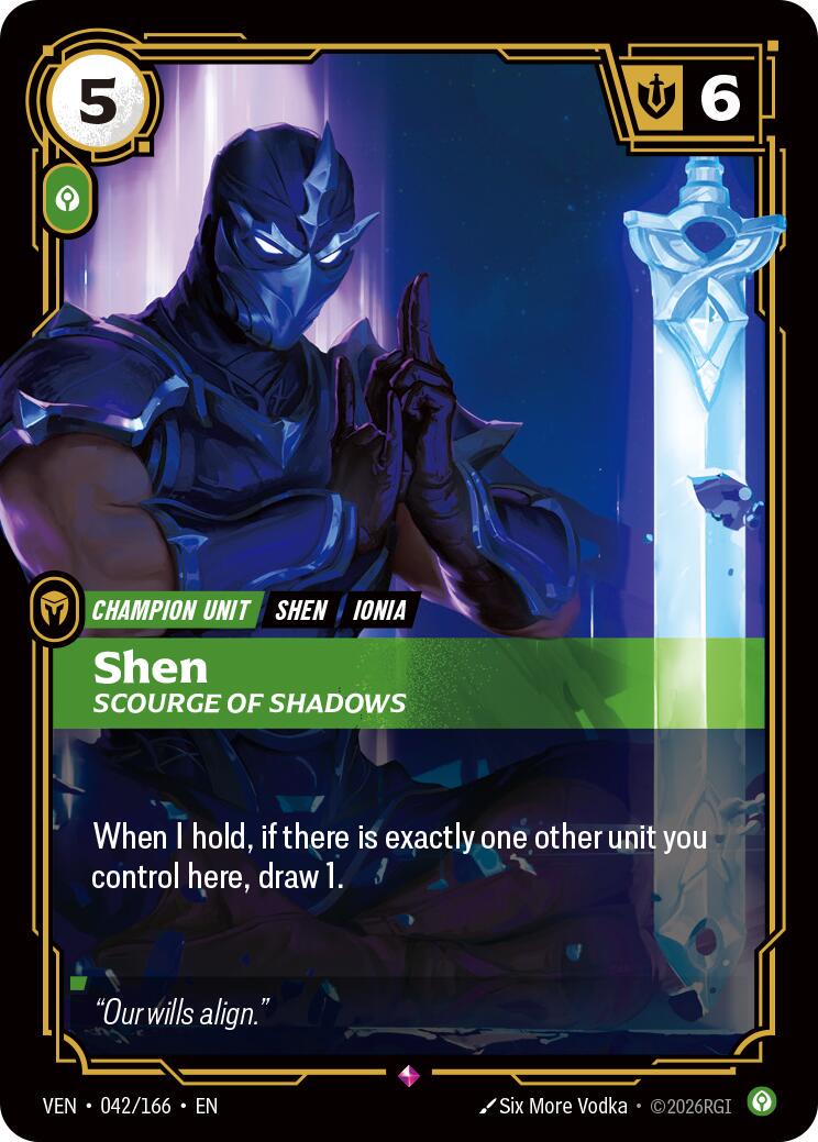 Shen, Scourge of Shadows [Foil] #42