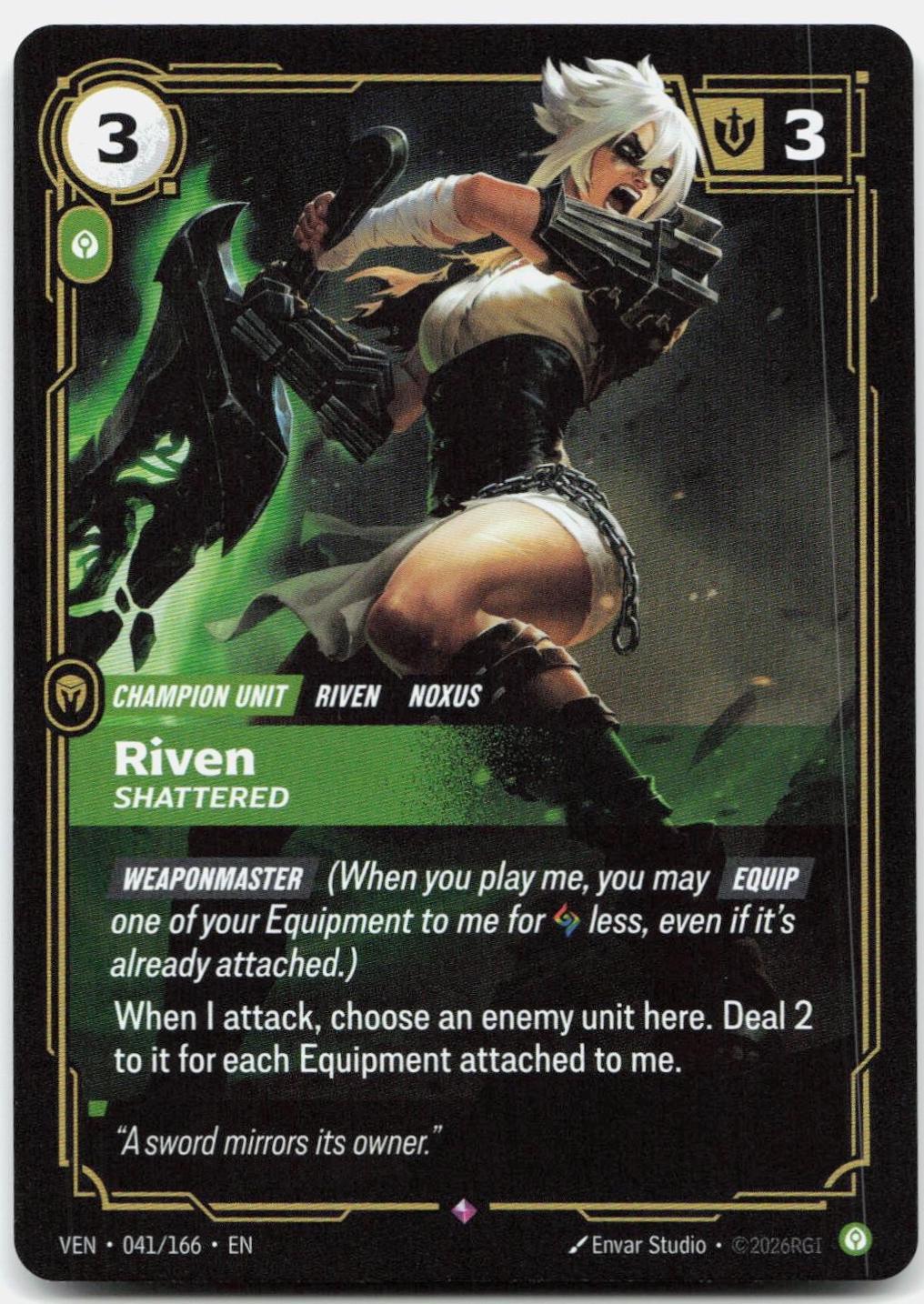 Riven, Shattered [Foil] #41