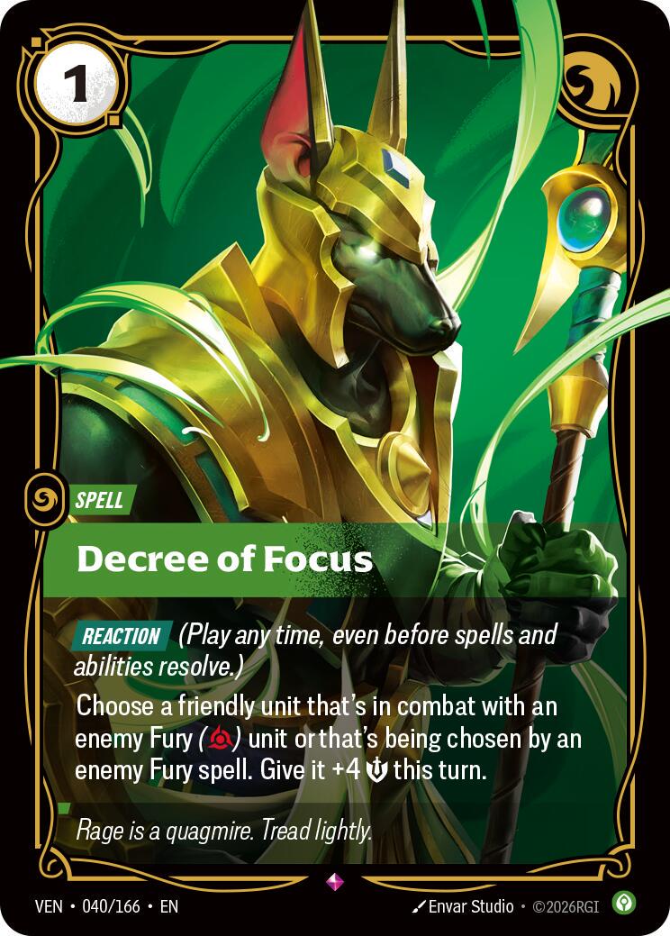 Decree of Focus #40