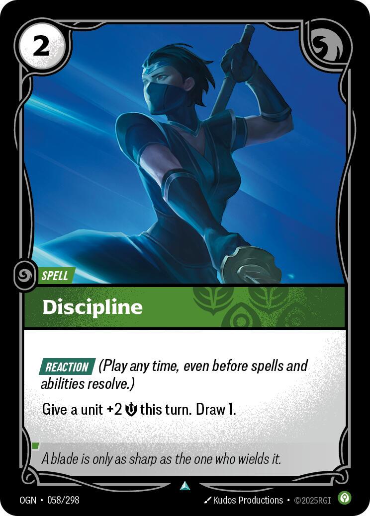 Discipline [Foil] #58