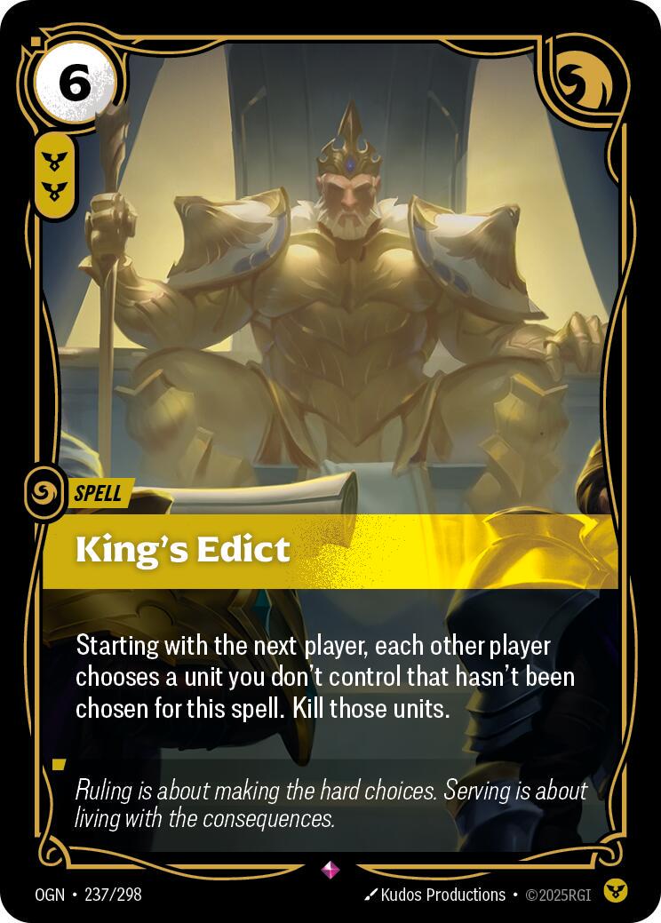 King's Edict #237