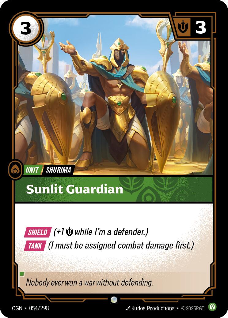 Sunlit Guardian [Foil] #54
