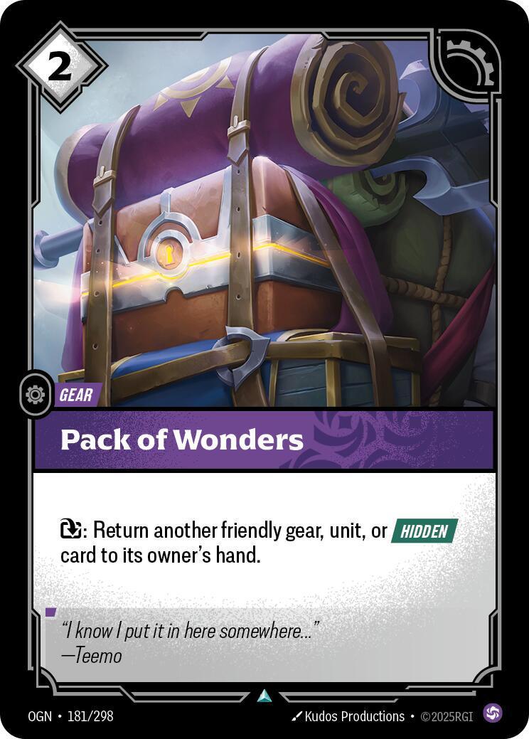 Pack of Wonders #181