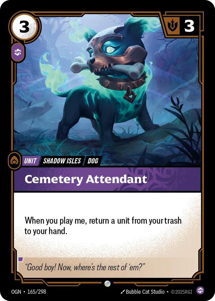 Cemetery Attendant [Foil] #165