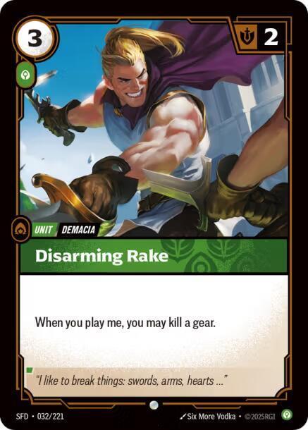 Disarming Rake #32