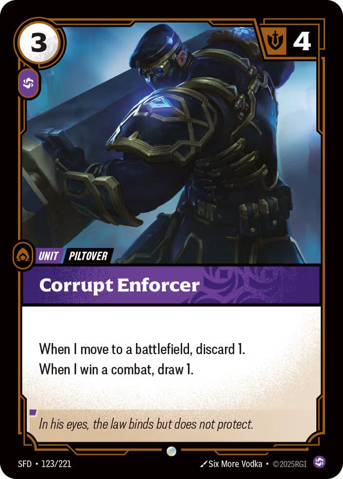 Corrupt Enforcer #123