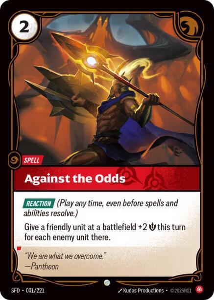 Against The Odds #1