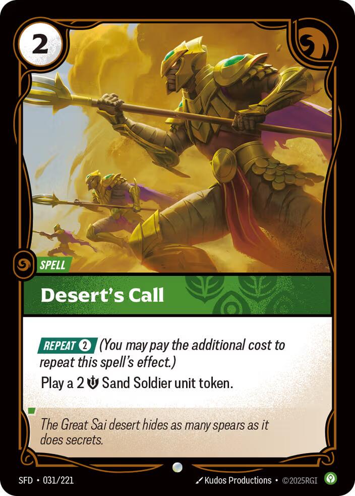 Desert's Call #31