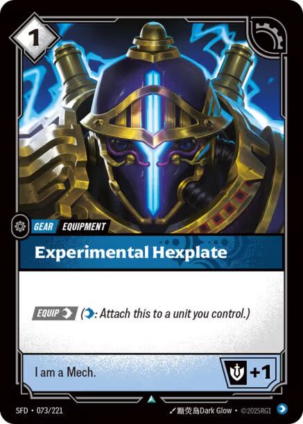 Experimental Hexplate #73