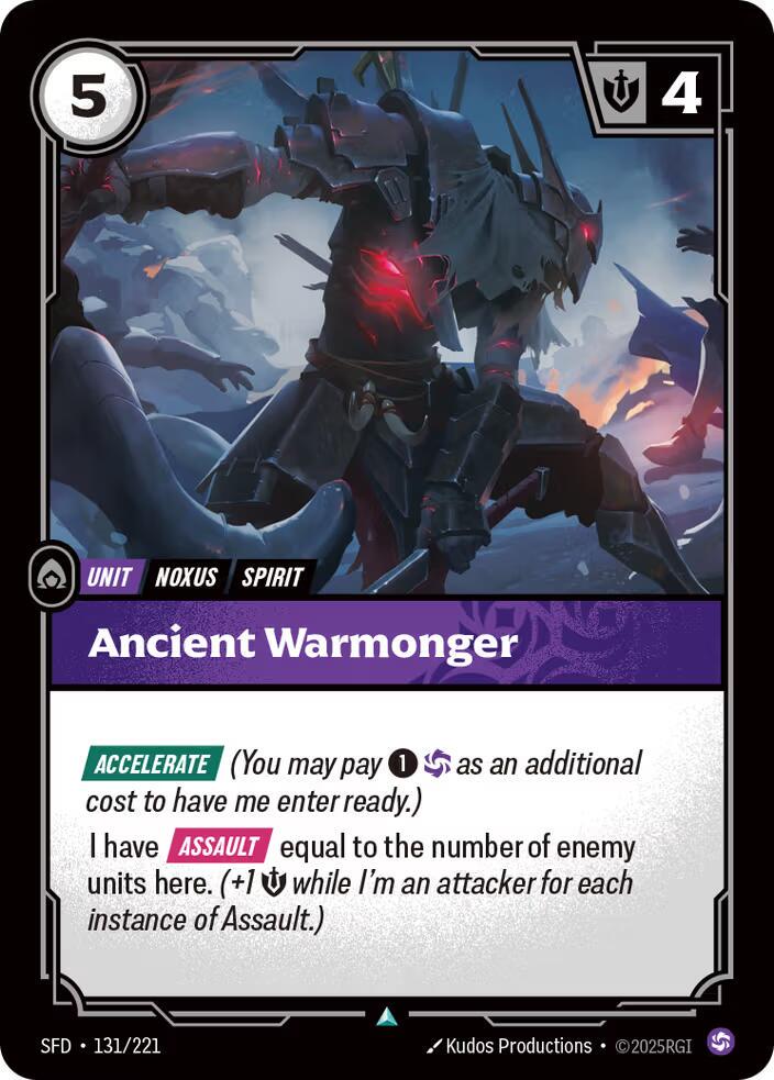 Ancient Warmonger #131