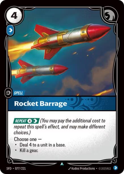 Rocket Barrage #77