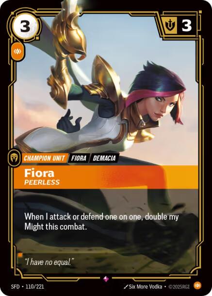 Fiora - Peerless #110
