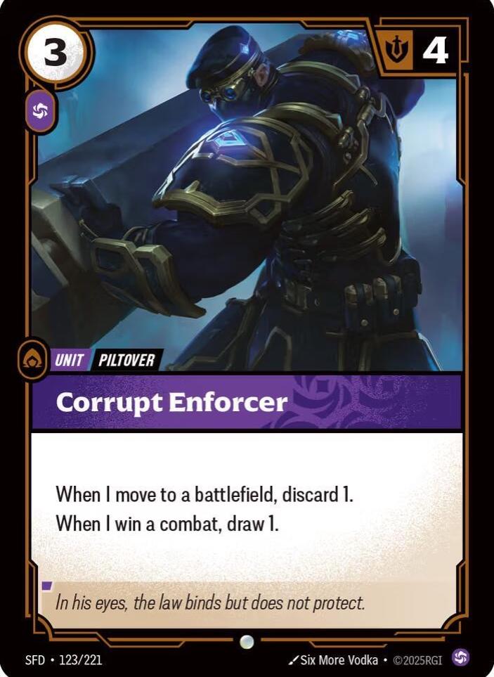 Corrupt Enforcer [Foil] #123