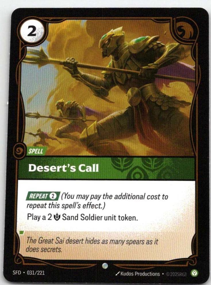 Desert's Call [Foil] #31