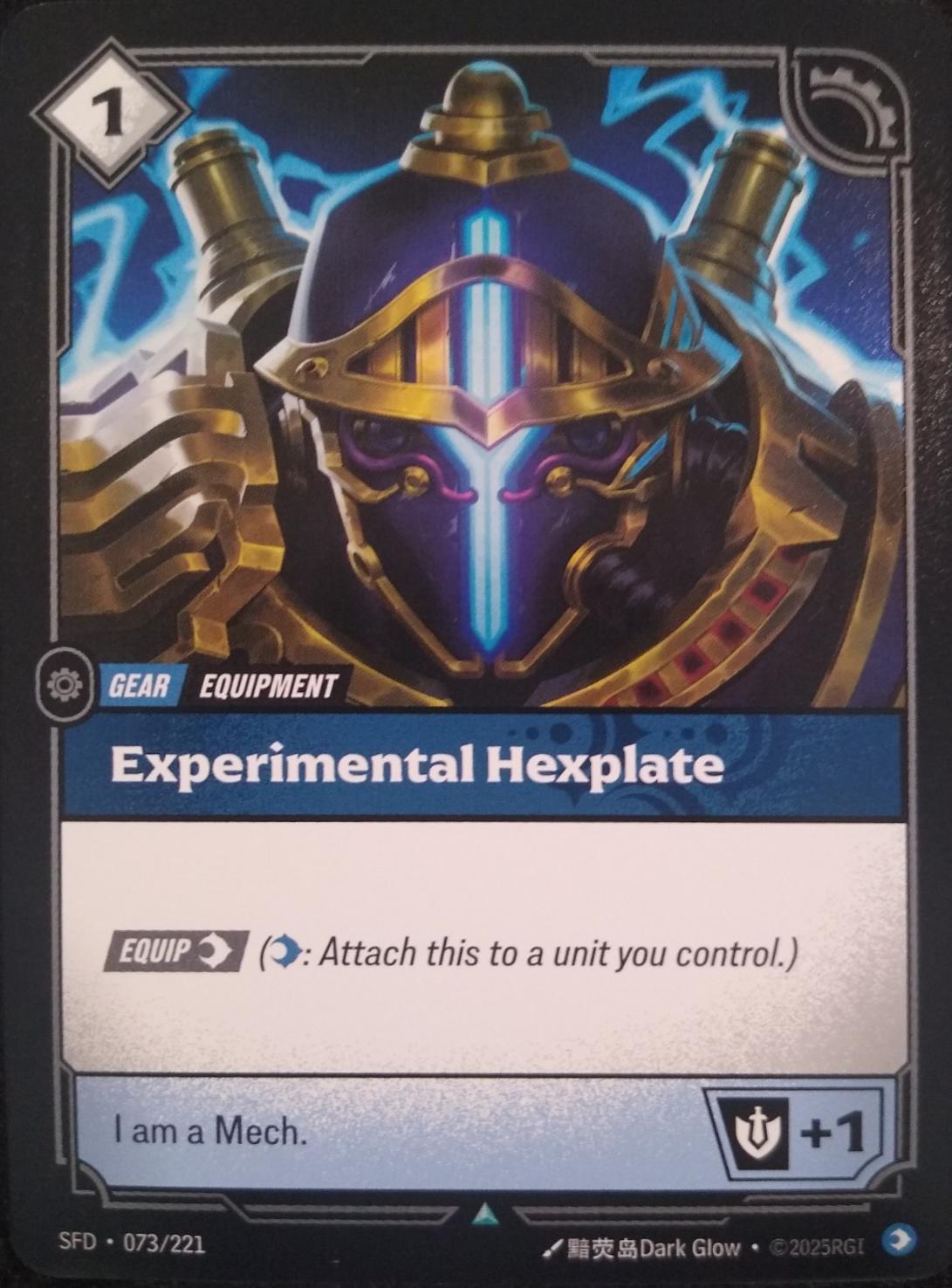 Experimental Hexplate [Foil] #73