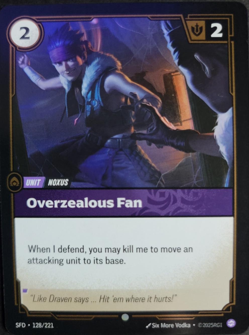 Overzealous Fan [Foil] #128