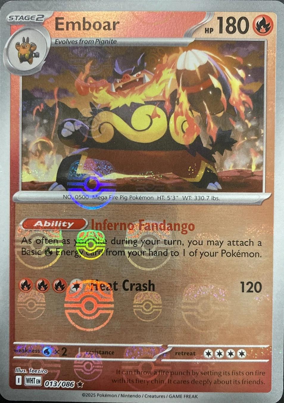 Emboar [Master Ball] #13