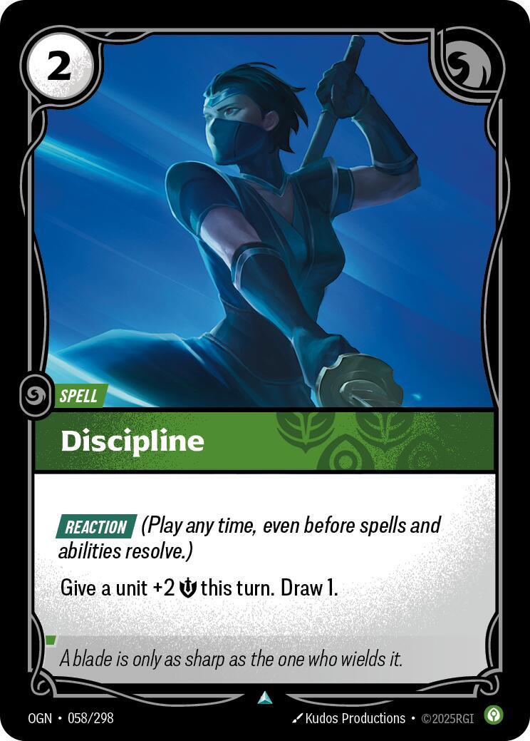 Discipline #58